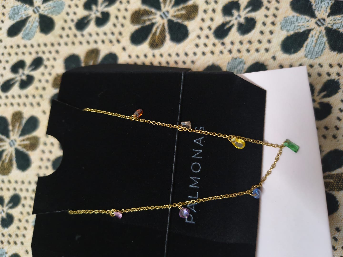 Customer photo review of Prismatic Harmony Necklace