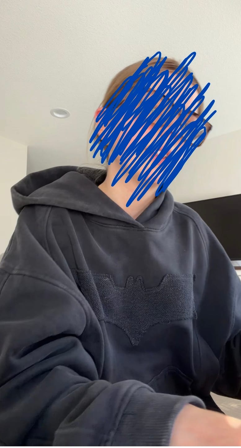 Customer photo review of 5173 - Batman Stealth Hoodies