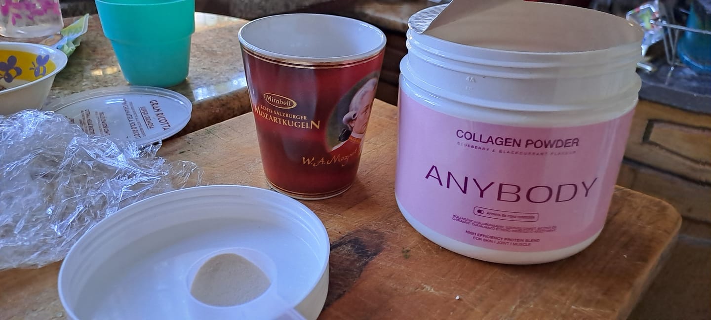 Customer photo review of Anybody Collagen Powder 265g