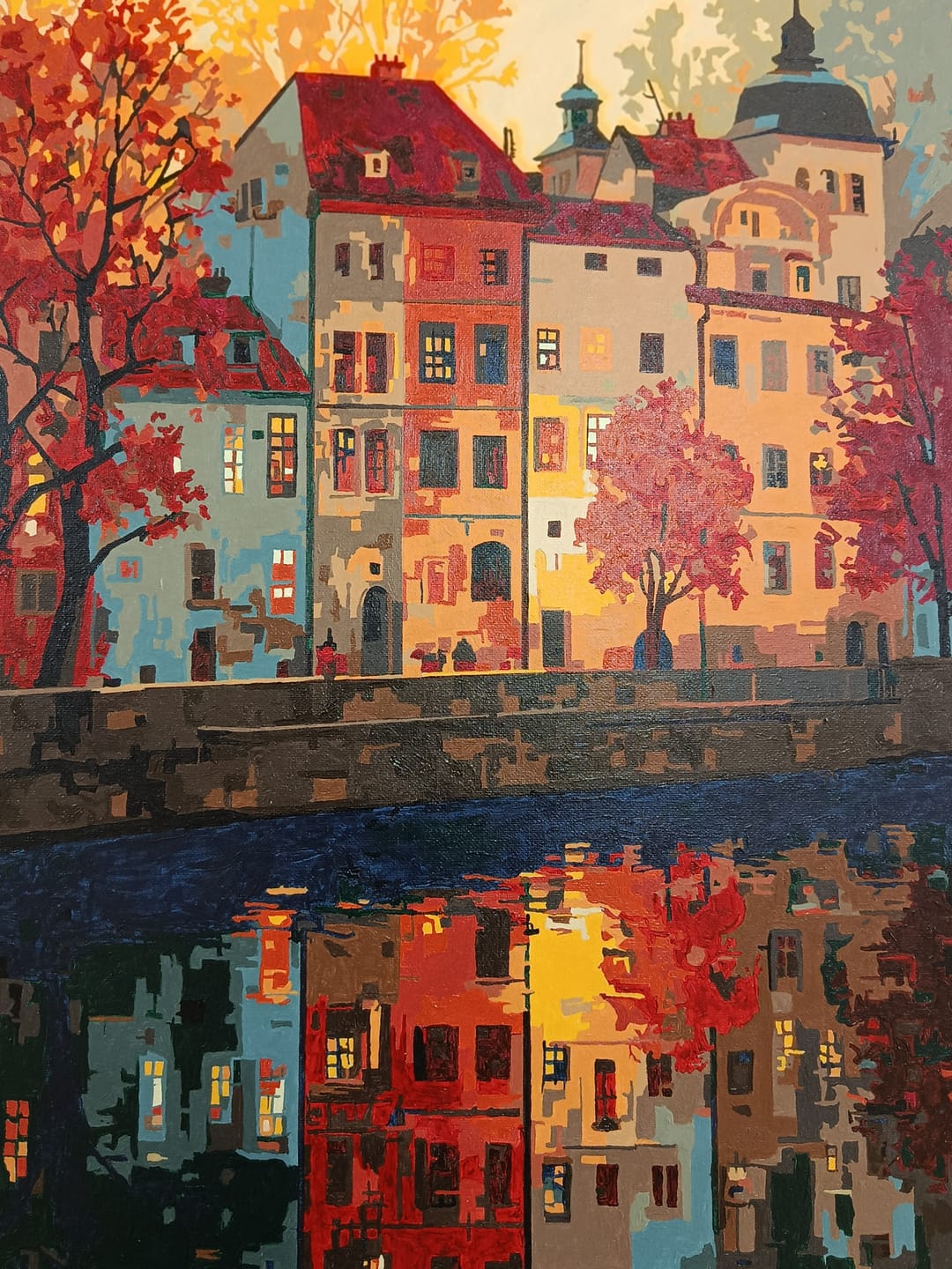 Customer photo review of Prague | Paint by Number