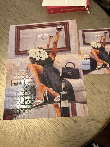 Customer photo review of Romanticizing My Life Puzzle