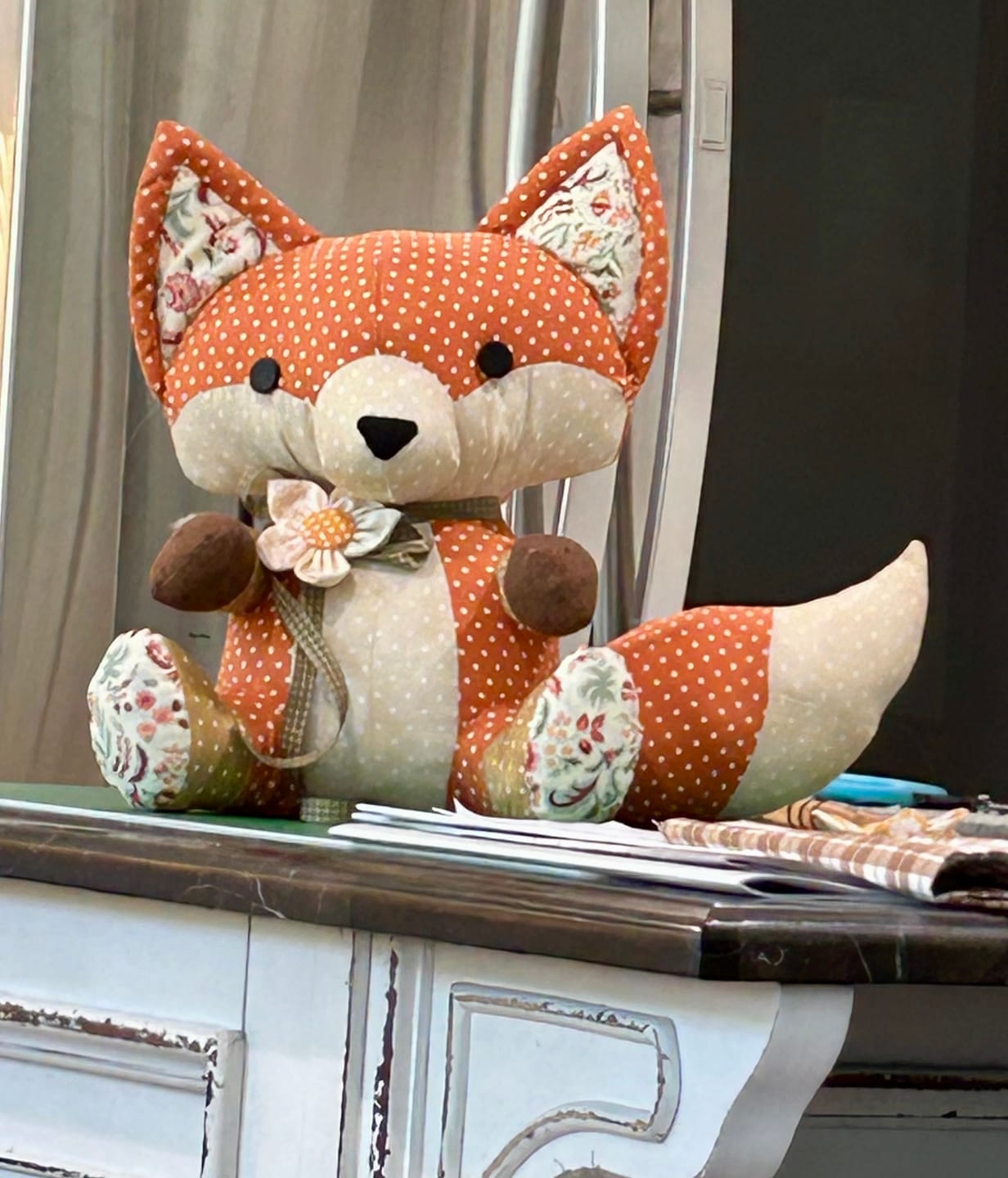 Customer photo review of Freya the Fox Downloadable PDF Pattern