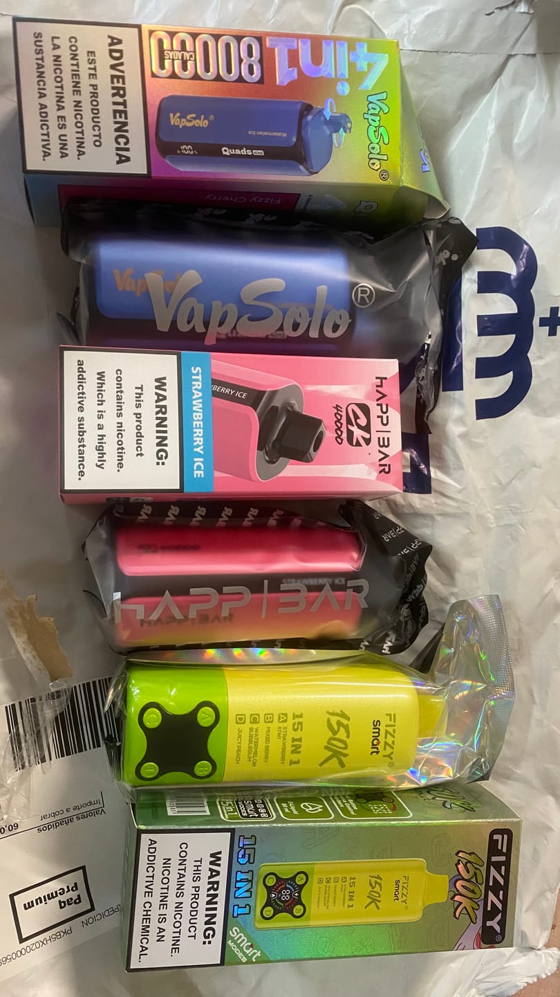 Customer photo review of FIZZY SMART 150K | 15 sabores en 1