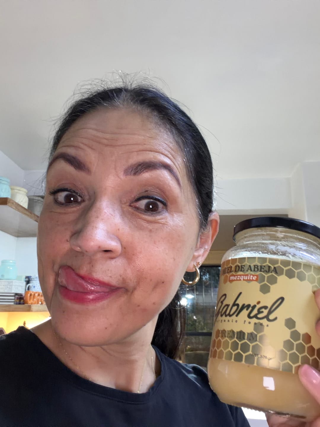 Customer photo review of Miel de Abeja 100% Pura de Flor de Mezquite (500 g)