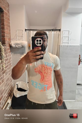 Customer photo review of Easy Tiger T-Shirt