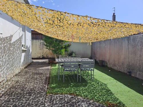 Customer photo review of Filet de camouflage renforcé sable