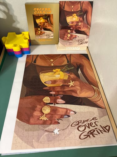 Customer photo review of Grace Over Grind Puzzle