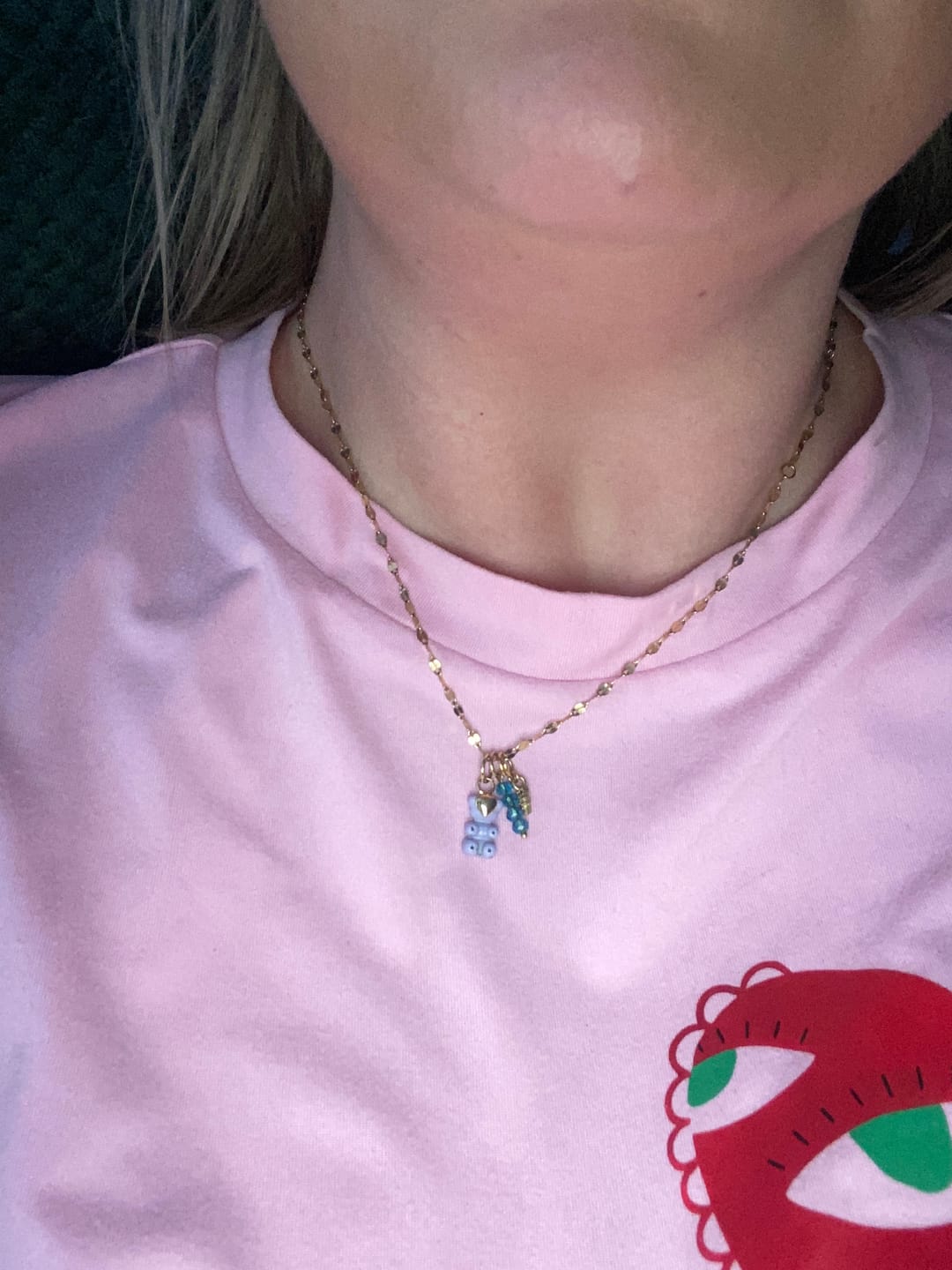 Customer photo review of Dainty Necklace