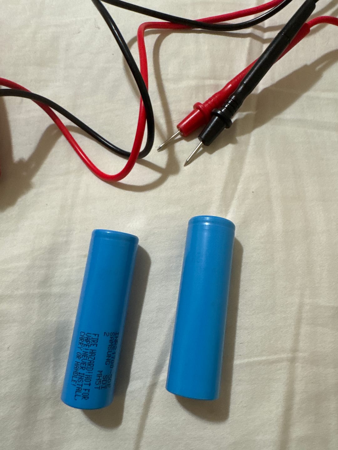 Customer photo review of Samsung 50E 21700 5000mAh 9.8A Battery