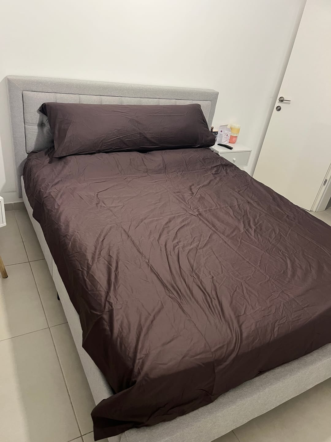 Customer photo review of סט מצעים קקאו - כותנה מצרית