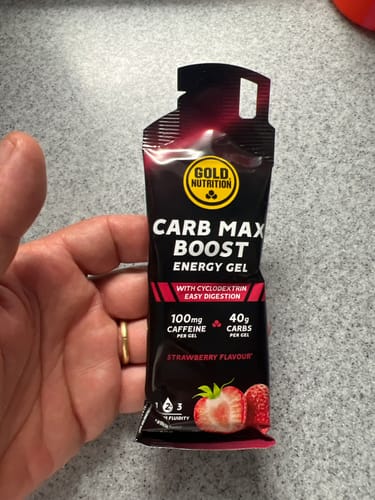 Customer photo review of Carb Max Boost Energy Gel