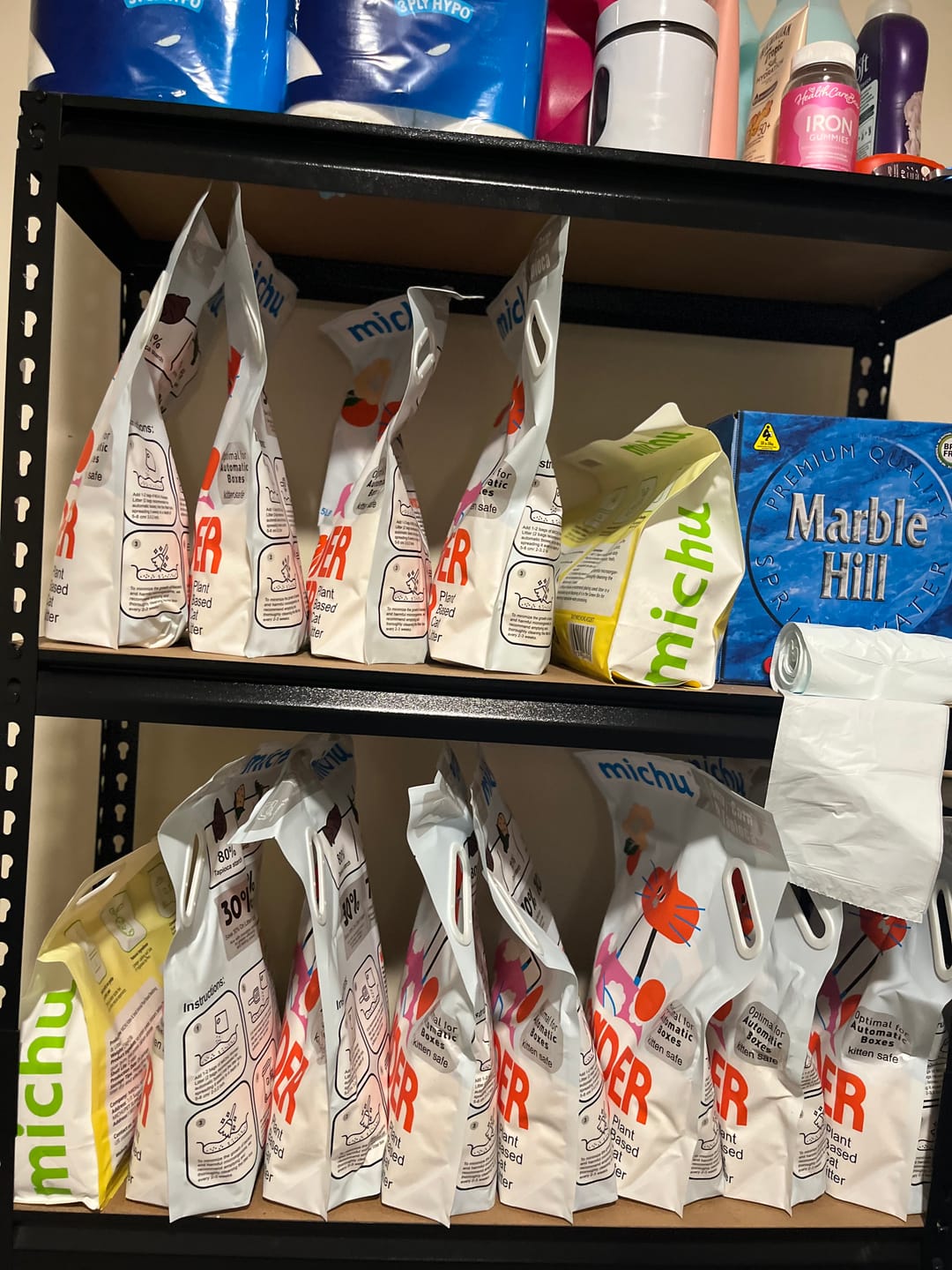 Customer photo review of Michu Wonder Litter - Plant-Based & Automatic-Box Friendly 2.5kg/6L