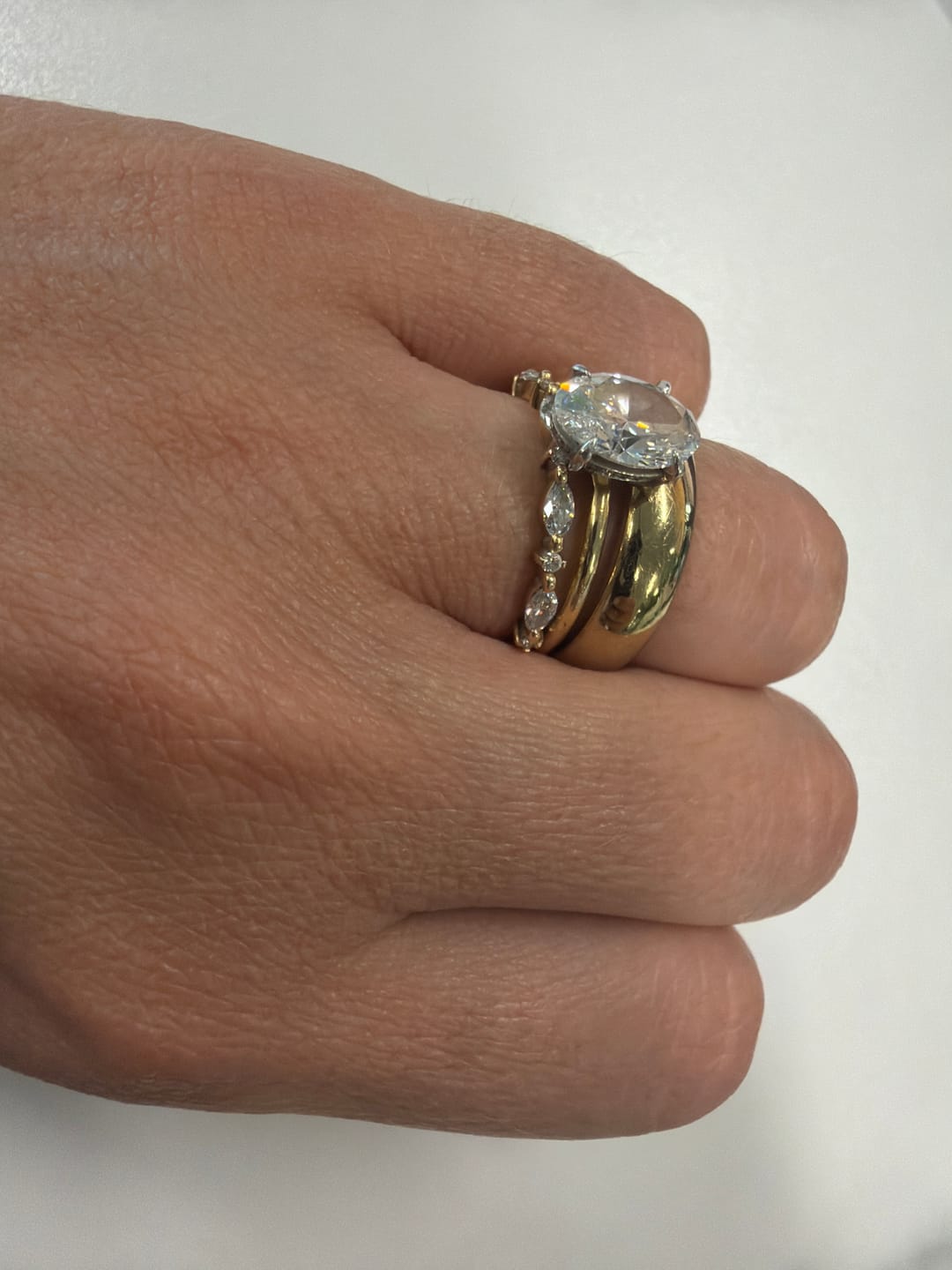 Customer photo review of Classic Stacking Ring