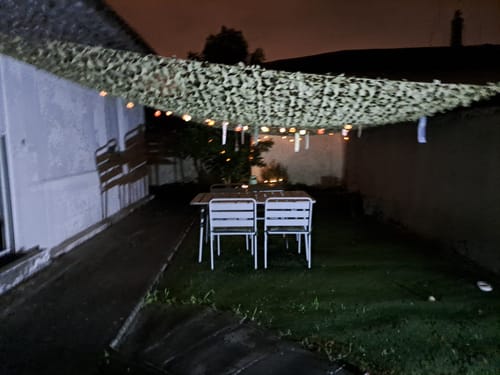 Customer photo review of Filet de camouflage renforcé sable