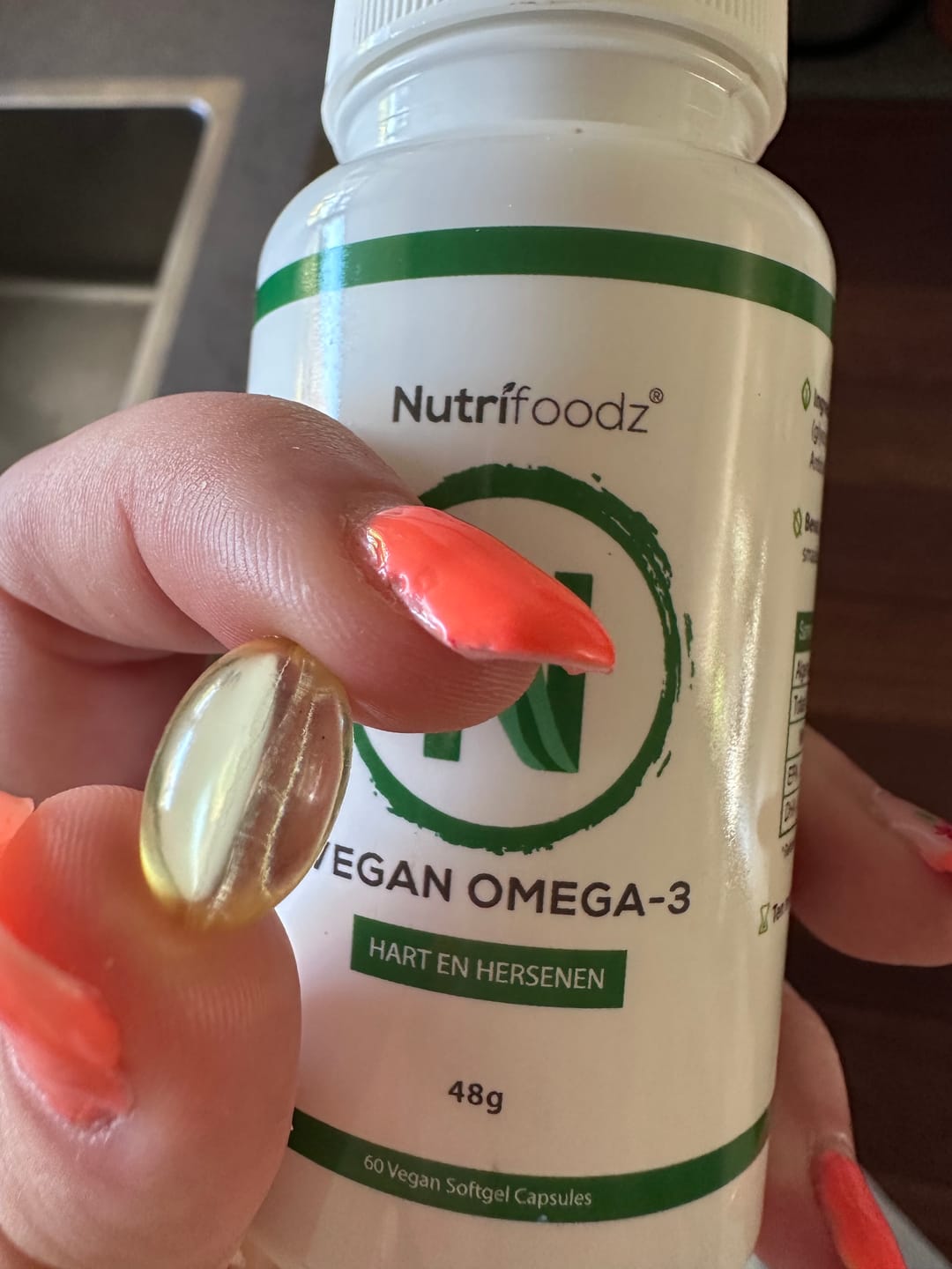 Customer photo review of Nutrifoodz® Vegan Omega-3