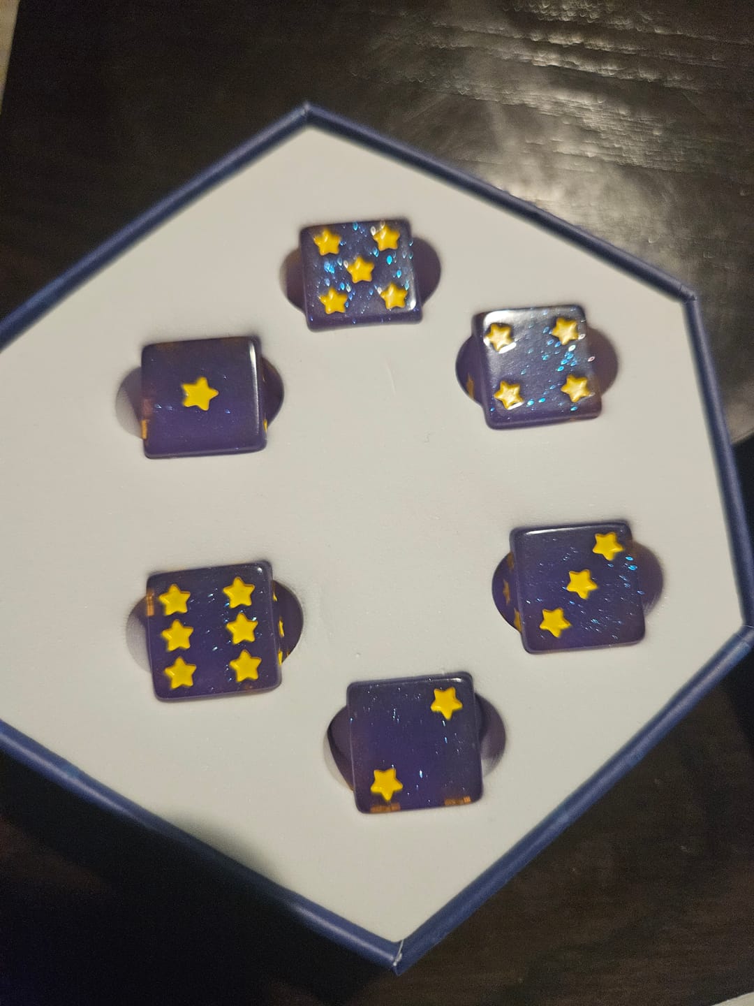 Customer photo review of PRE-ORDER | Resin d6 Dice Set | Wizard101 x Misty Mountain Gaming