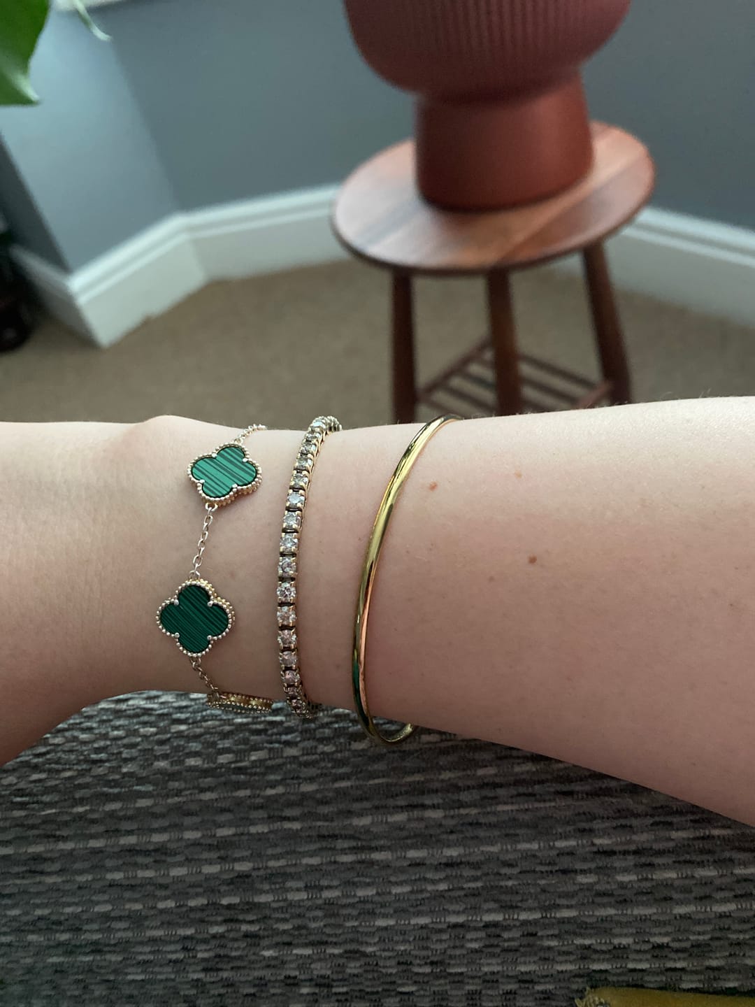 Customer photo review of Classic Gold Bangle