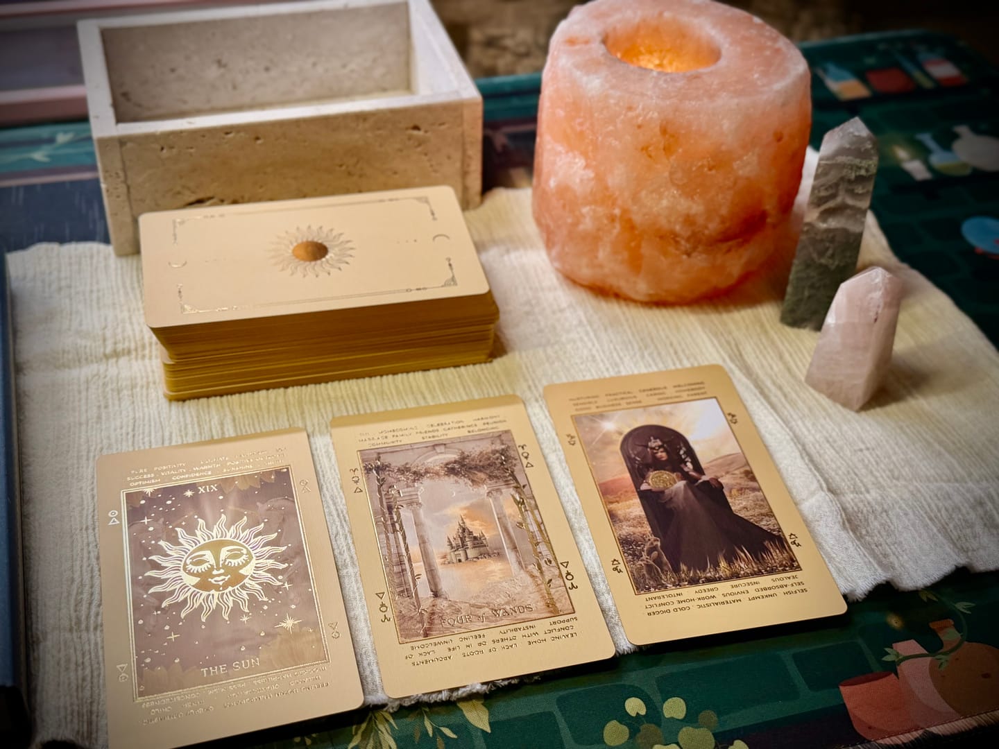 Customer photo review of Lucid Dreams Beginners Tarot • With Keywords™ {EDITION 4}