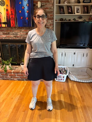 Customer photo review of Pacific 18" Long Skort w/Pockets