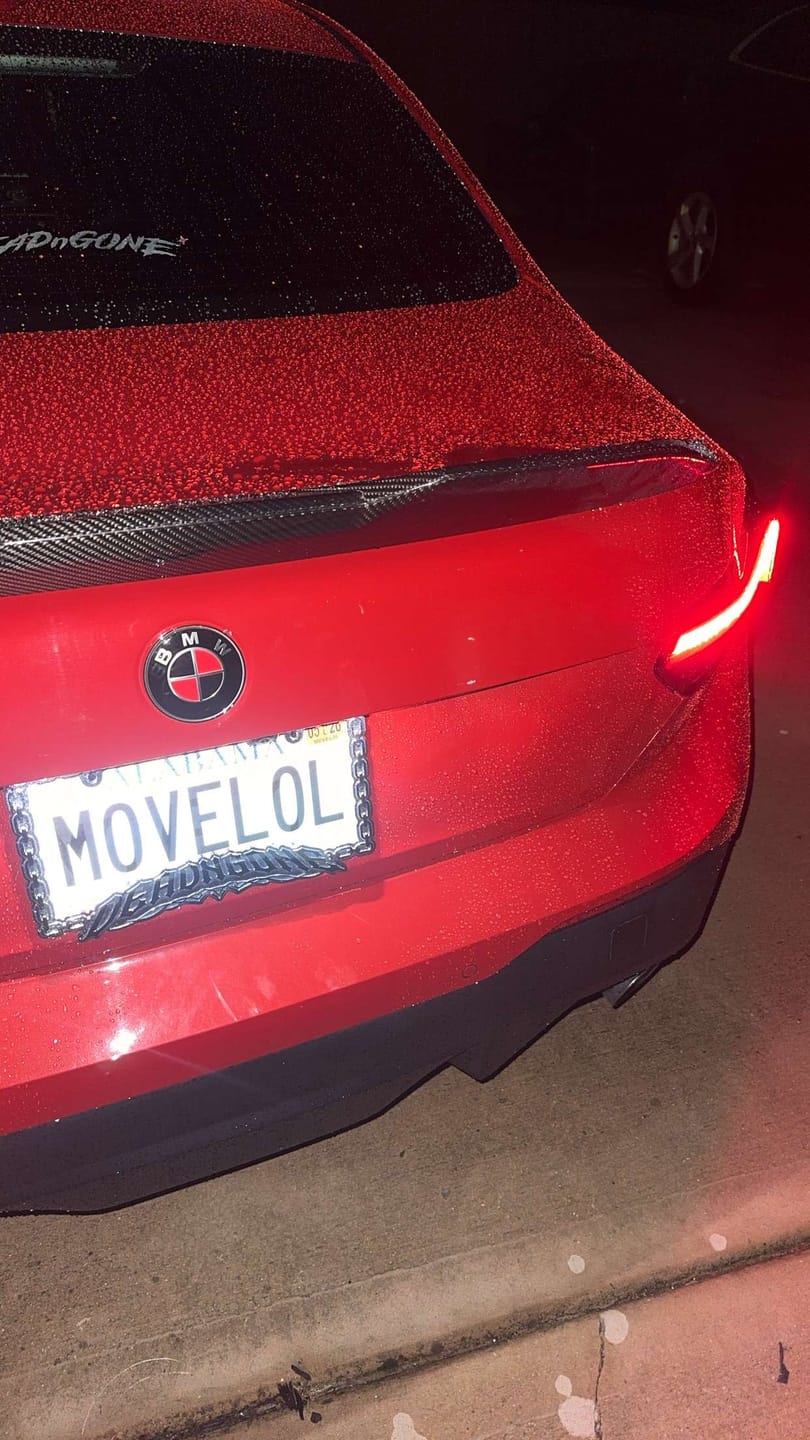 Customer photo review of BMW EMBLEM BADGES - RED & BLACK