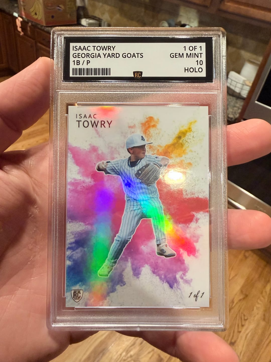 Customer photo review of Custom Graded Card