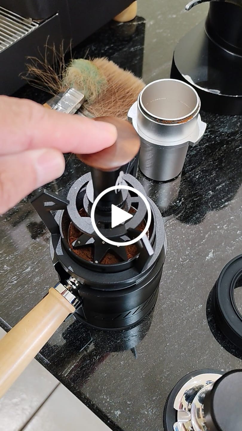 Customer video review of Multi-Function Portafilter Tamping Holder