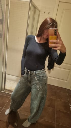 Customer photo review of Jeans Glamour baloon