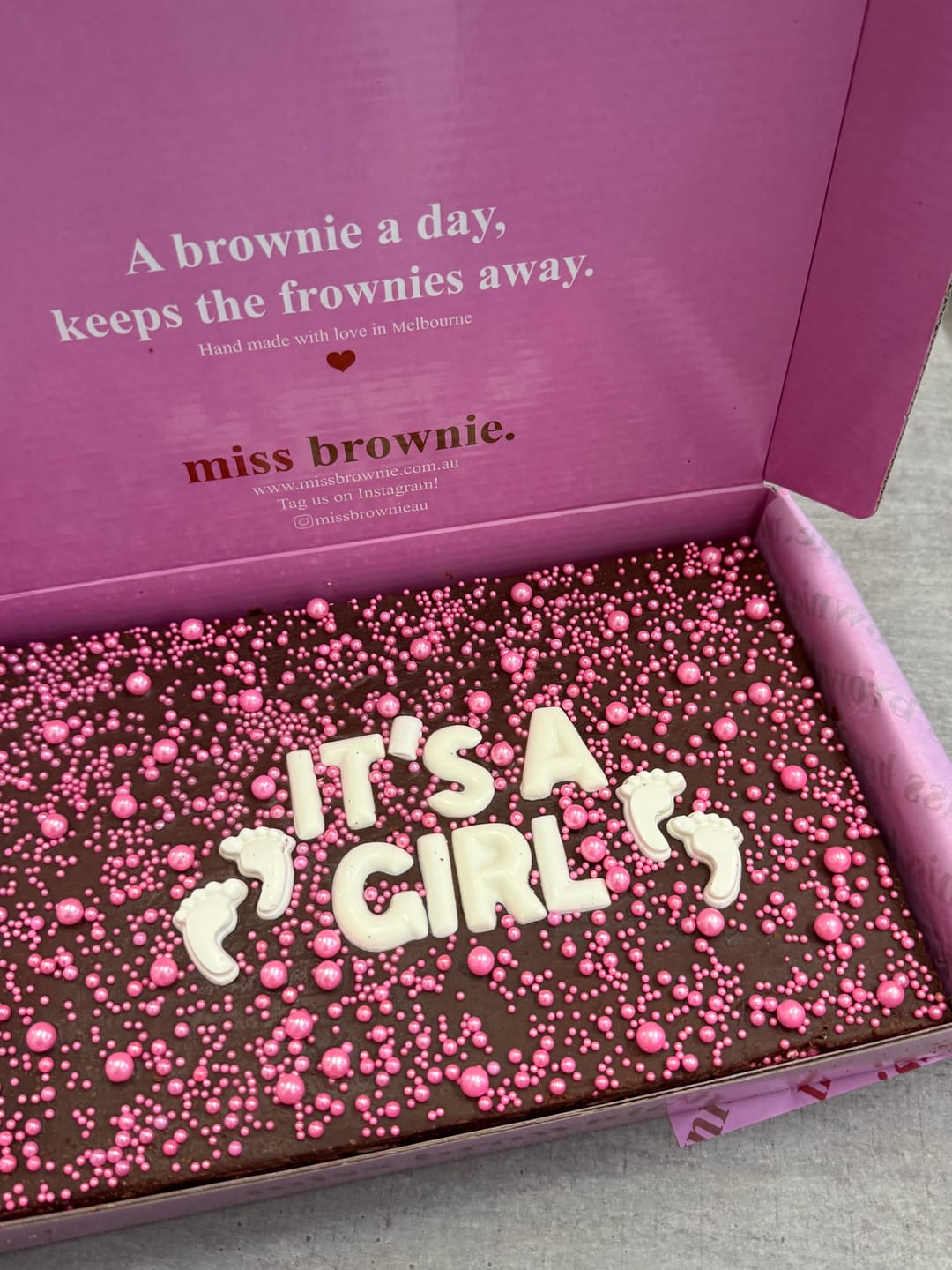 Customer photo review of Baby Brownie · Large