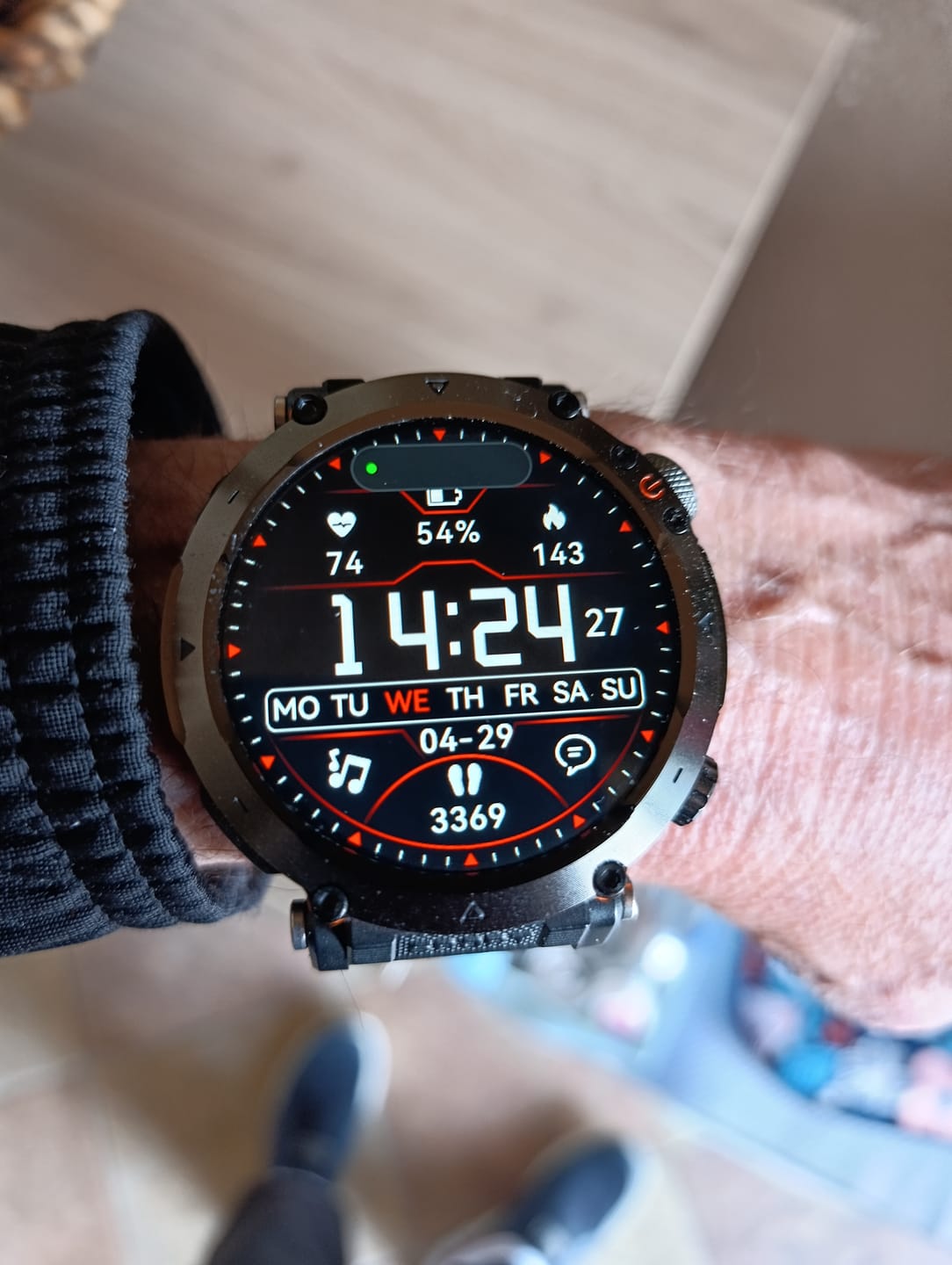 Customer photo review of STONE – Die stabilste Smartwatch mit 21+ Tagen Akkulaufzeit