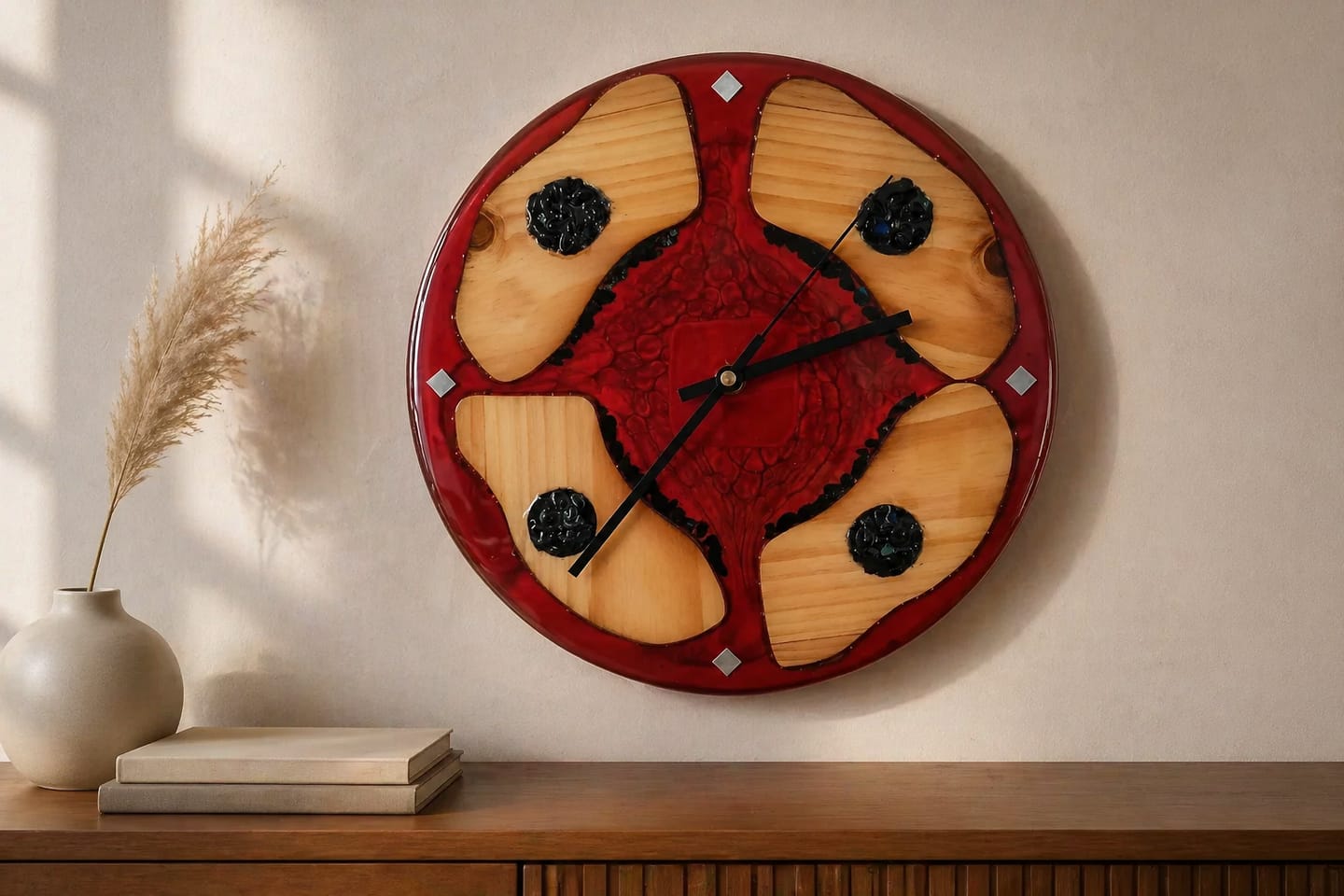 Customer photo review of 12x1" Round Silicone Mold For Epoxy Resin - 12" Circle Mold