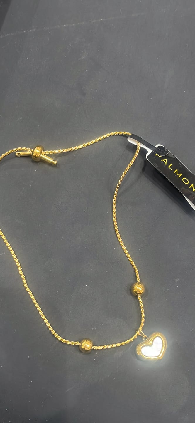 Customer photo review of Moonstone Heart Bracelet