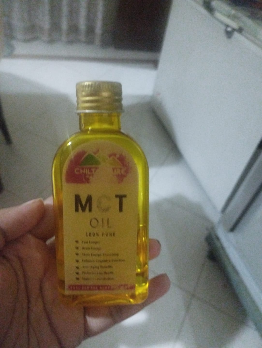 Customer photo review of Mct Oil / Medium-Chain Triglycerides Oil / میڈیم چین ٹرائی گلیسرائیڈز آئل