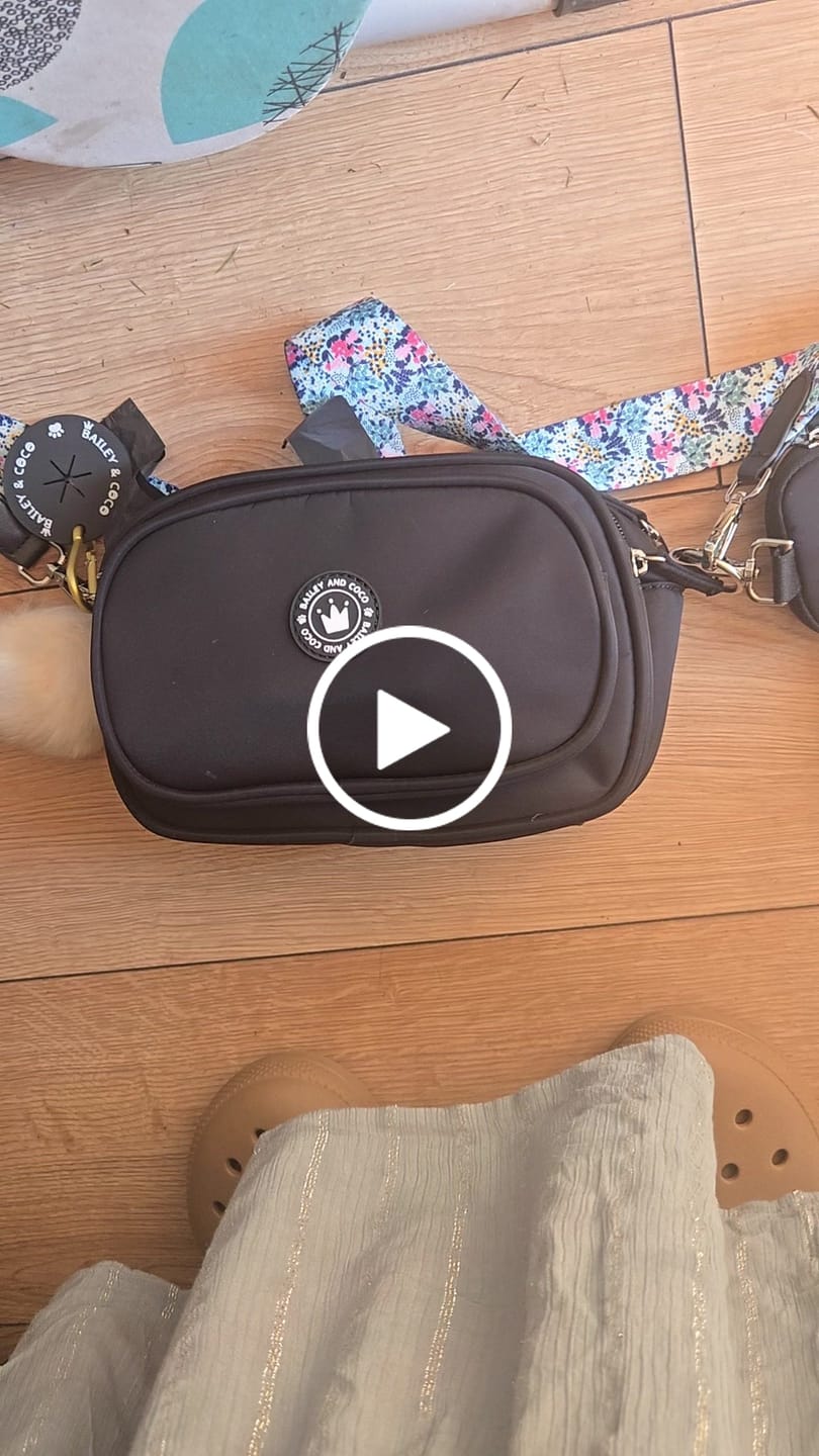 Customer video review of Dog Walking Bag - Black with Spring Dreams Strap
