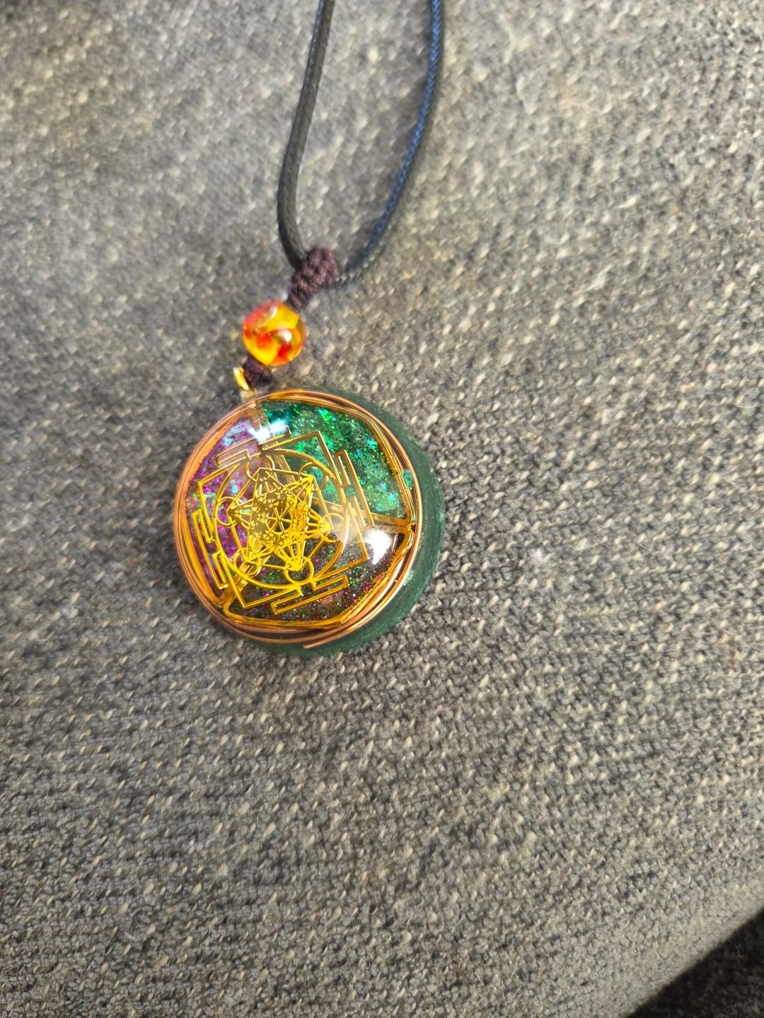 Customer photo review of Magnetic Energy Talisman