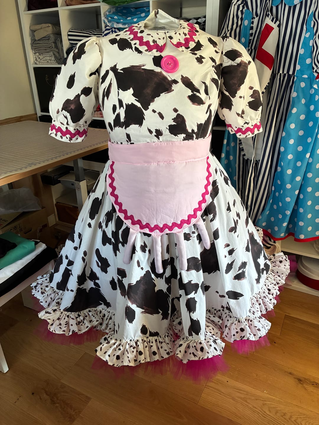 Customer photo review of Premium Plain Polycotton Fabric, 60° Washable, 45"- 20 Colours Available