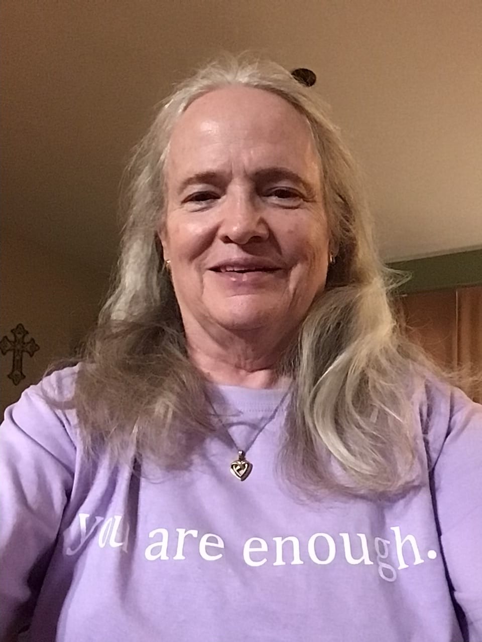Customer photo review of The Original 'Dear Person Behind Me' T-Shirt