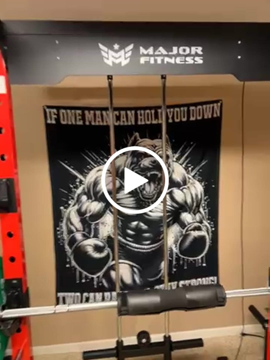 Customer video review of Personalized Pitbull Boxing Flag Train Hard Fight Easy 11387