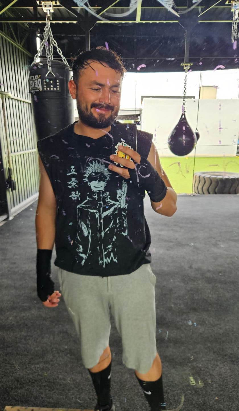 Customer photo review of "Divine Sorcerer" V2 Vintage Washed Tank Top