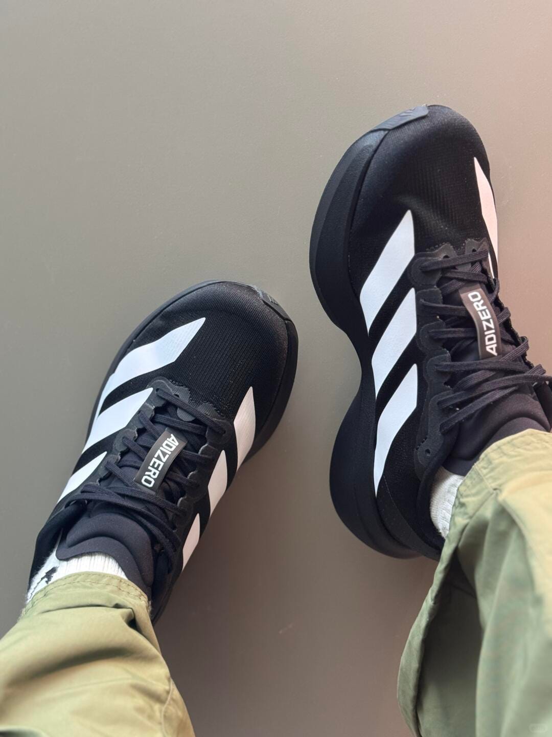 Customer photo review of Adizero Evo SL Core Black & White