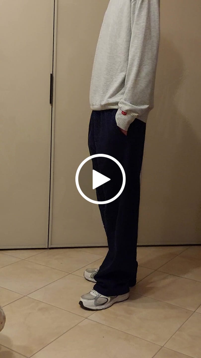 Customer video review of Sweatpants Wide Fit Blanks 330GSM Night Blue