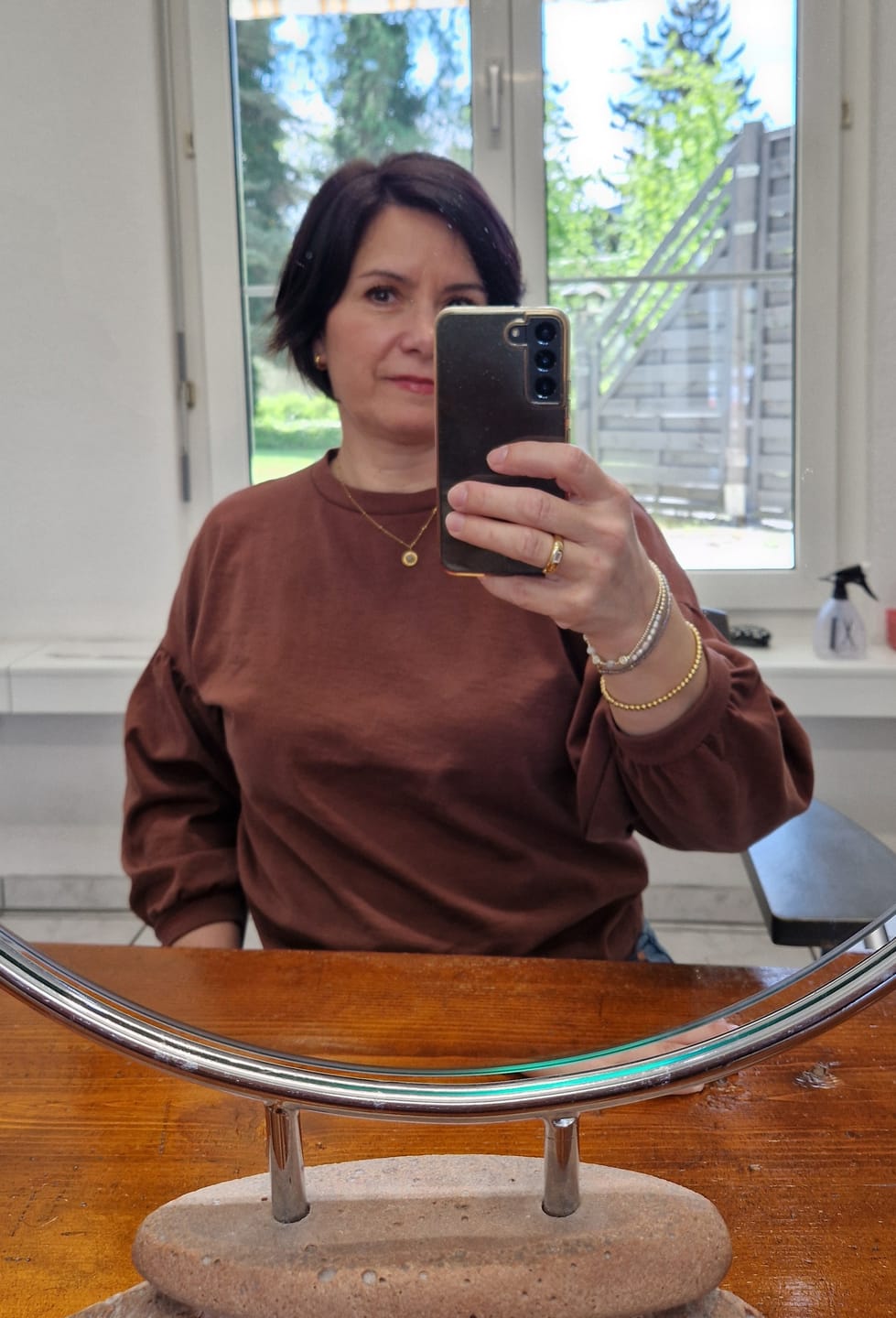 Customer photo review of Tshirt Ballonärmeln 100% Baumwolle