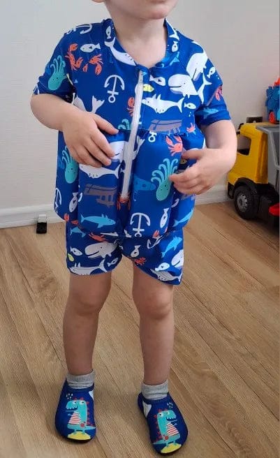 Customer photo review of Kinder Schwimmweste UV Schutz | Schwimmanzug mit Auftrieb