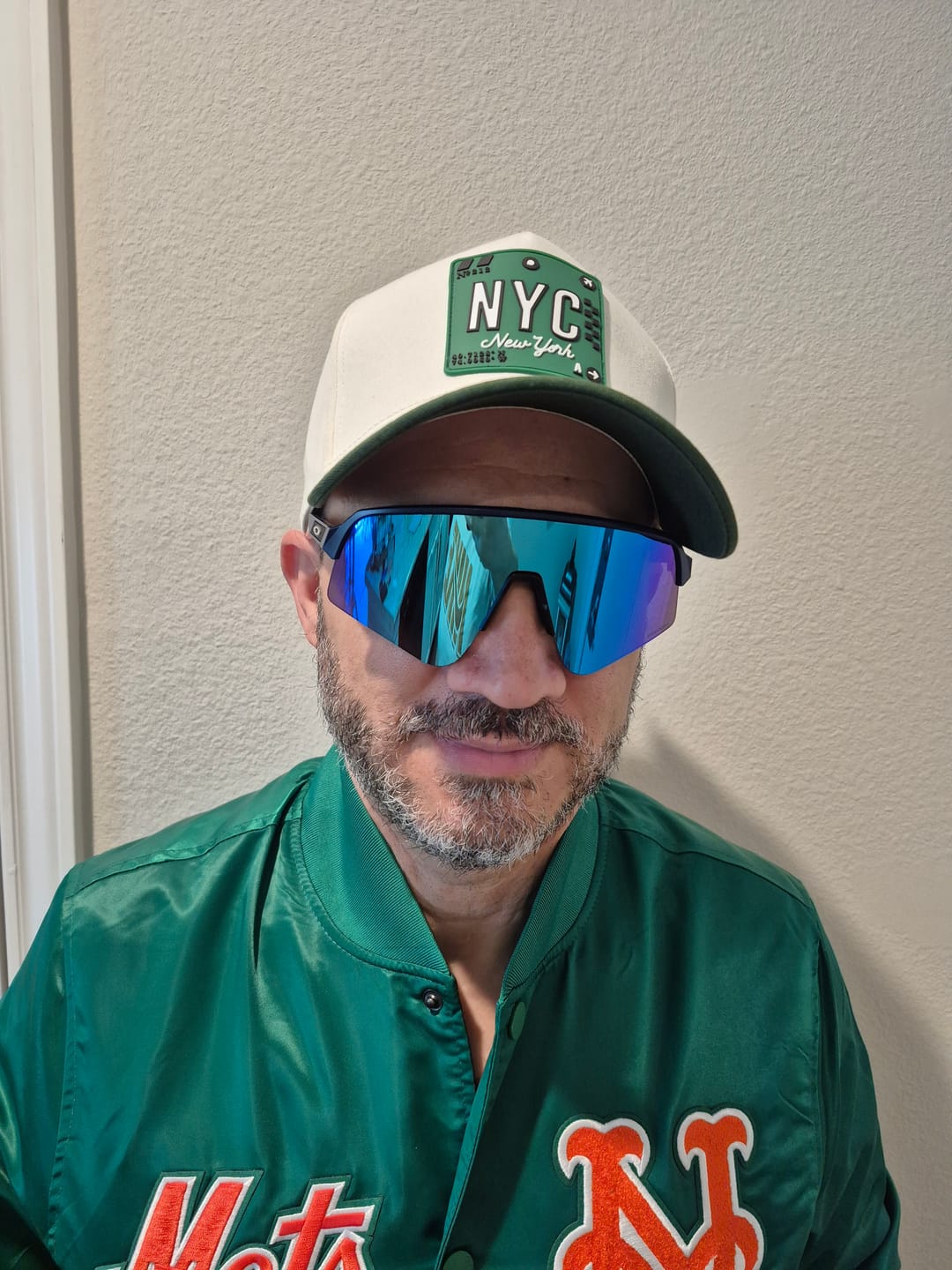 Customer photo review of New York Premium Twill Cap Natural/Green