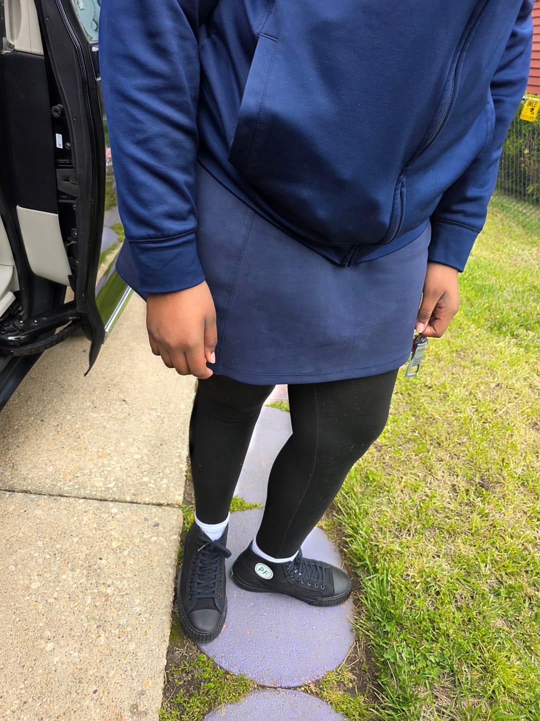 Customer photo review of 1993 Center Wide High-Top Black