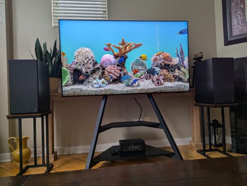 Customer photo review of Eiffel FT75 TV Stand