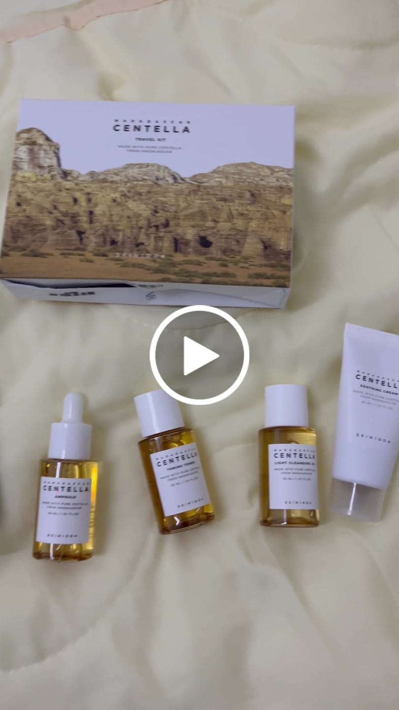 Customer video review of مجموعة السفر مدغشقر سنتيلا من سكين1004 - 5قطع