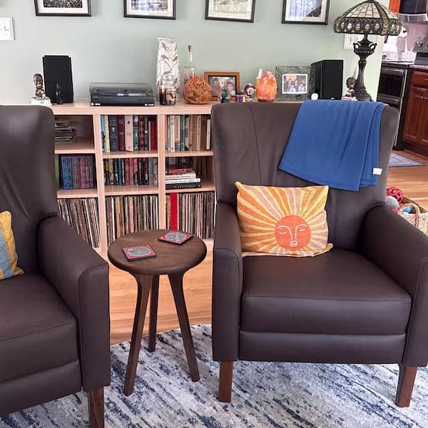 Customer photo review of Toledo Wooden Dining Table | Walnut Mid Century Design