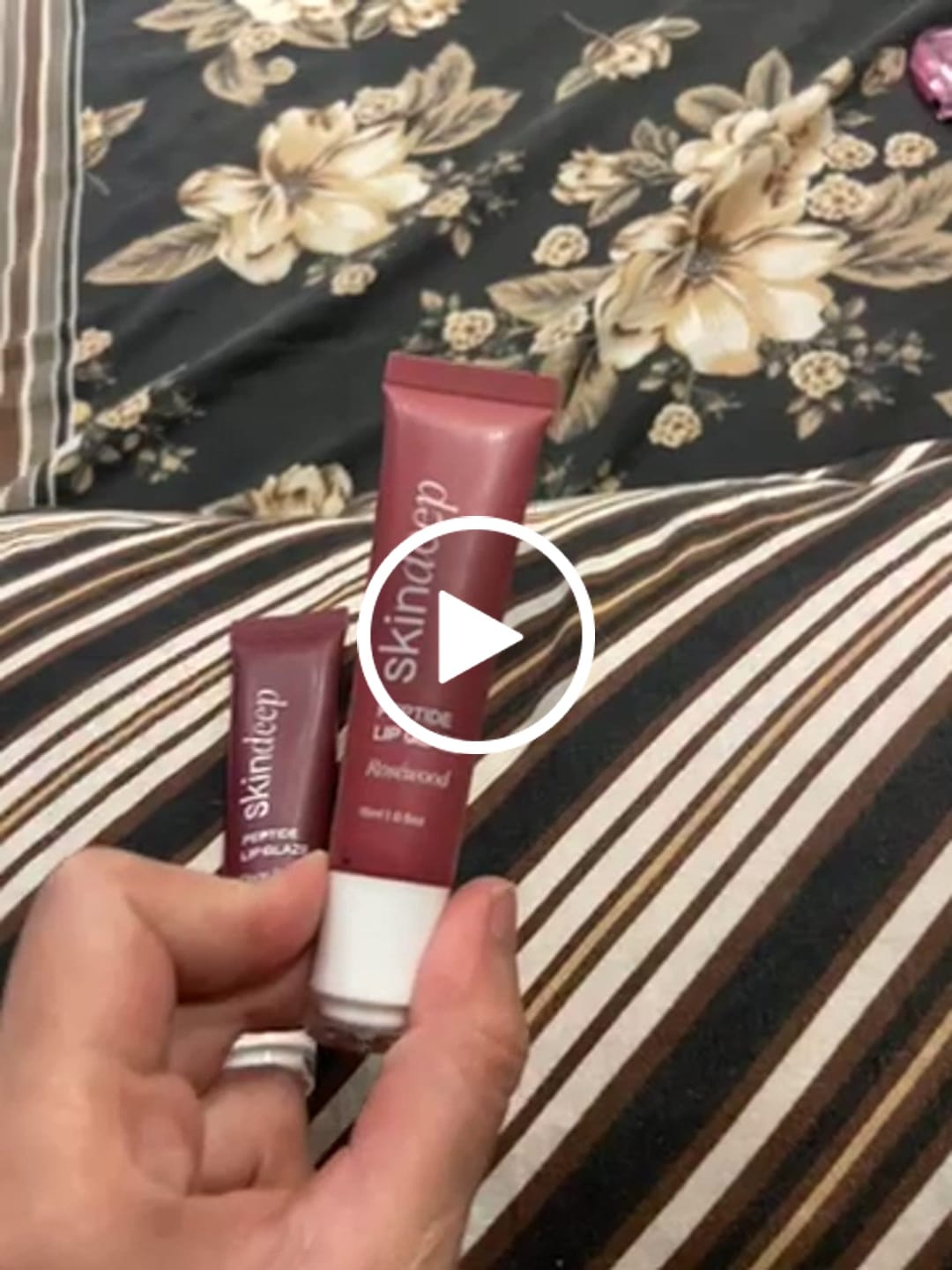 Customer video review of Lip Glaze+Velvet Flush Duo