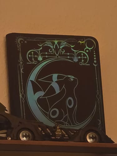 Customer photo review of Lunar Shadow Shiny 9-Pocket Trading Card Binder