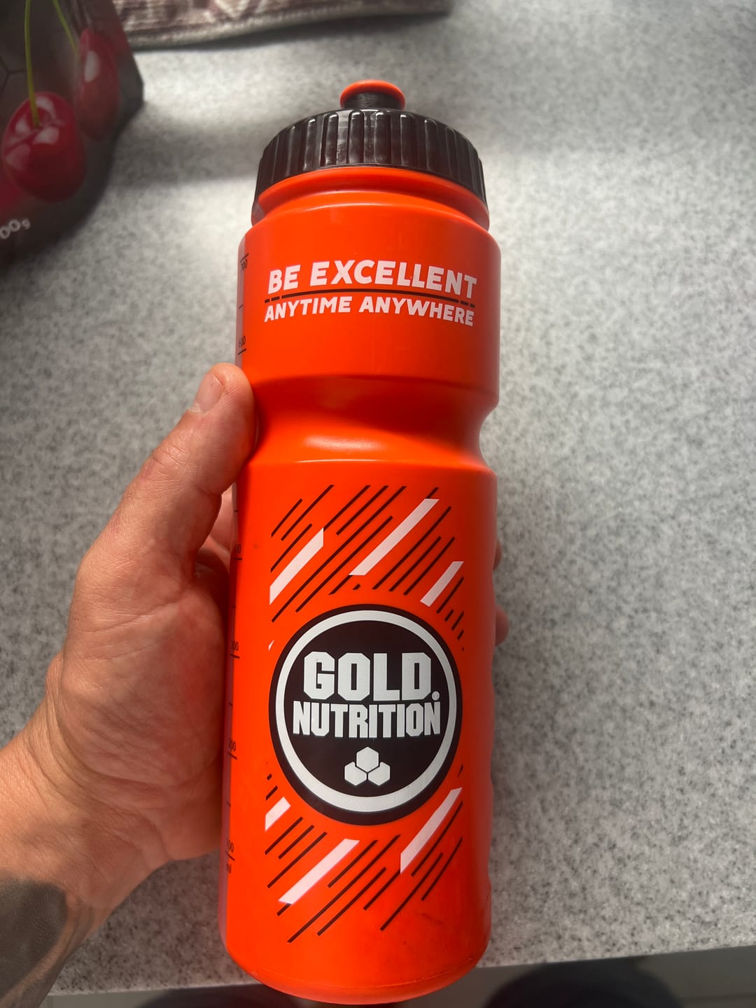 Customer photo review of Bidon GoldNutrition 750ml